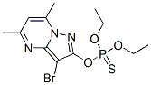 (7-bromo-2,4-dimethyl-1,5,9-triazabicyclo[4.3.0]nona-2,4,6,8-tetraen-8 -yl)oxy-diethoxy-sulfanylidene-phosphorane CAS#: 7682-90-8