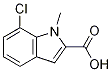 7-chloro-1-methyl-1H-indole-2-carboxylic acid CAS#: 1082766-49-1