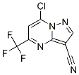 7-chloro-5-(trifluoromethyl)pyrazolo[1,5-a]pyrimidine-3-carbonitrile CAS#: 1131604-90-4