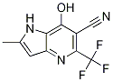 7-hydroxy-2-Methyl-5-(trifluoroMethyl)-1H-pyrrolo[3,2-b]pyridine-6-carbonitrile CAS#: 1375065-56-7