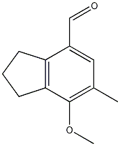 7-methoxy-6-methyl-2,3-dihydro-1H-indene-4-carbaldehyde CAS#: 1092553-16-6