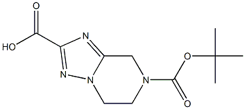 7-(tert-butoxycarbonyl)-5,6,7,8-tetrahydro-[1,2,4]triazolo[1,5-a]pyrazine-2-carboxylic acid CAS#: 1208928-62-4