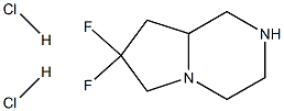 7,7-difluorooctahydropyrrolo[1,2-a]pyrazine dihydrochloride CAS#: 1305712-21-3