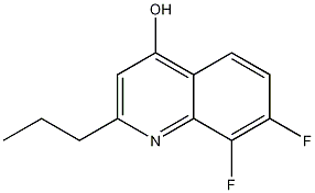 7,8-Difluoro-4-hydroxy-2-propylquinoline CAS#: 1189105-86-9
