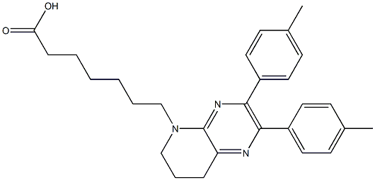 7,8-Dihydro-2,3-bis(4-methylphenyl)pyrido[2,3-b]pyrazine-5(6H)-heptanoic acid CAS#: 1356331-63-9