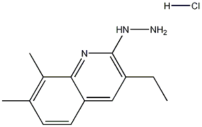 7,8-Dimethyl-3-ethyl-2-hydrazinoquinoline hydrochloride CAS#: 1171061-75-8