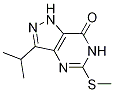 7H-Pyrazolo[4,3-d]pyriMidin-7-one, 1,6-dihydro-3-(1-Methylethyl)-5-(Methylthio)- CAS#: 1289139-29-2