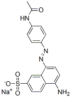 8-[[4-(Acetylamino)phenyl]azo]-5-amino-2-naphthalenesulfonic acid sodium salt CAS#: 70615-18-8