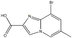8-BroMo-6-MethyliMidazo[1,2-a]pyridine-2-carboxylic acid CAS#: 1203571-75-8