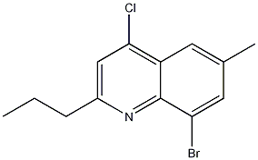 8-Bromo-4-chloro-6-methyl-2-propylquinoline CAS#: 1156275-66-9