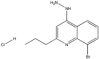 8-Bromo-4-hydrazino-2-propylquinoline hydrochloride CAS#: 1204811-56-2
