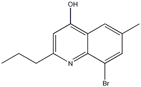 8-Bromo-4-hydroxy-6-methyl-2-propylquinoline CAS#: 1154913-28-6