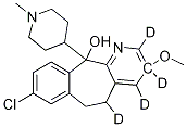 8-Chloro-3-methoxy-11-(1-methyl-4-piperidinyl)-6,11-dihydro-5H-benzo[5,6]-cyclohepta[1,2-b]pyridin-11-ol-d4 CAS#: 1189492-69-0