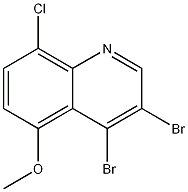 8-Chloro-3,4-dibromo-5-methoxyquinoline CAS#: 1210112-69-8