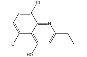 8-Chloro-4-hydroxy-5-methoxy-2-propylquinoline CAS#: 1189105-70-1