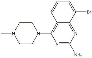 8-broMo-4-(4-Methylpiperazin-1-yl)quinazolin-2-aMine CAS#: 1258630-98-6