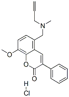 8-methoxy-5-[(methylprop-2-ynylamino)methyl]-3-phenyl-2-benzopyrone hydrochloride CAS#: 72543-54-5