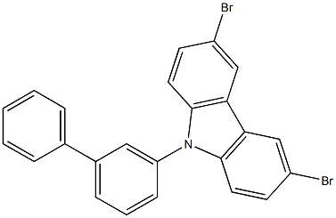 9-([1,1'-biphenyl]-3-yl)-3,6-dibromo-9H-carbazole CAS#: 1221237-88-2
