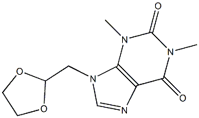 9-(1,3-Dioxolan-2-ylMethyl)-3,9-dihydro-1,3-diMethyl-1H-purine-2,6-dione CAS#: 1174289-18-9