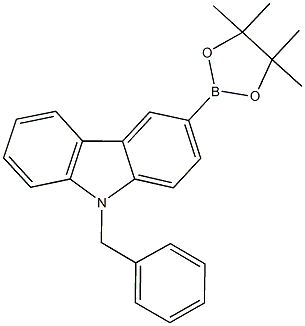 9-Benzyl-3-(4,4,5,5-tetramethyl-[1,3,2]dioxaborolan-2-yl)-9H-carbazole CAS#: 1357387-29-1