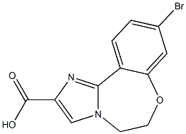 9-bromo-5,6-dihydrobenzo[f]imidazo[1,2-d][1,4]oxazepine-2-carboxylicacid CAS#: 1282516-74-8