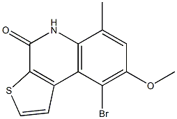9-bromo-8-methoxy-6-methylthieno[2,3-c]quinolin-4(5H)-one CAS#: 1338543-46-6