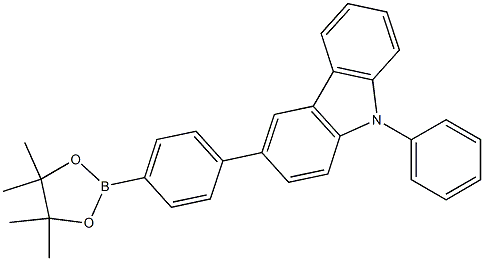 9-phenyl-3-[4-(4,4,5,5-tetramethyl-1,3,2-dioxaborolan-2-yl)phenyl]-9H-Carbazole CAS#: 1219956-30-5