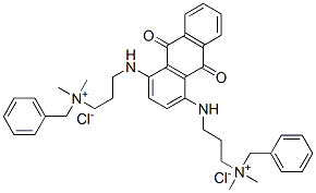 [(9,10-dihydro-9,10-dioxo-1,4-anthrylene)bis(iminopropane-1,3-diyl)]bis[benzyldimethylammonium] dichloride CAS#: 72214-26-7
