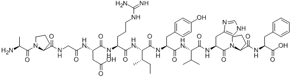 ALA-PRO-GLY-ASP-ARG-ILE-TYR-VAL-HIS-PRO-PHE CAS#: 72007-47-7