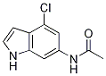 AcetaMide, N-(4-chloro-1H-indol-6-yl)- CAS#: 1082041-66-4