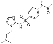 Acetamide, N-(4-(((1-(2-(dimethylamino)ethyl)-1H-imidazol-2-yl)amino)s ulfonyl)phenyl)- CAS#: 71795-45-4