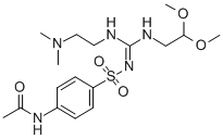 Acetamide, N-(4-(((((2,2-dimethoxyethyl)amino)((2-(dimethylamino)ethyl )amino)methylene)amino)sulfonyl)phenyl)- CAS#: 71795-29-4