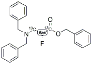 BENZYL (2R)-3-N,N-DIBENZYLAMINO-2-FLUOROPROPANOATE-13C3 CAS#: 1217853-98-9