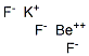 BERYLLIUM POTASSIUM FLUORIDE CAS#: 7787-50-0