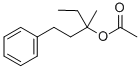 BETA PHENYL ETHYL METHYL ETHYL CARBINYL ACETATE CAS#: 72007-81-9