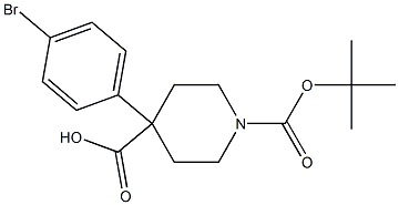 BOC-4-(4-BROMOPHENYL)-PIPERIDINE-4-CARBOXYLIC ACID CAS#: 1076197-05-1