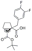 BOC-(S)-ALPHA-(3,4-DIFLUOROBENZYL)-PROLINE CAS#: 1217626-91-9