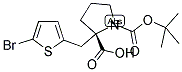 BOC-(S)-ALPHA-(5-BROMO-2-THIOPHENYLMETHYL)-PROLINE CAS#: 1217620-55-7
