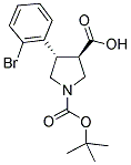 BOC-(TRANS)-4-(2-BROMO-PHENYL)-PYRROLIDINE-3-CARBOXYLIC ACID CAS#: 1161787-74-1