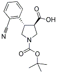 BOC-(TRANS)-4-(2-CYANO-PHENYL)-PYRROLIDINE-3-CARBOXYLIC ACID CAS#: 1161787-84-3