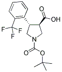 BOC-(TRANS)-4-(2-TRIFLUOROMETHYL-PHENYL)-PYRROLIDINE-3-CARBOXYLIC ACID CAS#: 1381947-36-9