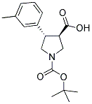 BOC-(TRANS)-4-(3-METHYL-PHENYL)-PYRROLIDINE-3-CARBOXYLIC ACID CAS#: 1255933-98-2