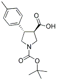 BOC-(TRANS)-4-(4-METHYL-PHENYL)-PYRROLIDINE-3-CARBOXYLIC ACID CAS#: 1360437-60-0