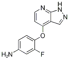 BenzenaMine, 3-fluoro-4-(1H-pyrazolo[3,4-b]pyridin-4-yloxy)- CAS#: 1115490-85-1