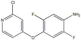 BenzenaMine, 4-[(2-chloro-4-pyridinyl)oxy]-2,5-difluoro- CAS#: 1225278-65-8
