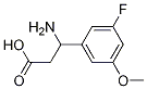 Benzenepropanoic acid, .beta.-amino-3-fluoro-5-methoxy- CAS#: 1270343-52-6