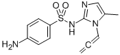 Benzenesulfonamide, 4-amino-N-(5-methyl-1-(1,2-propadienyl)-1H-imidazo l-2-yl)- CAS#: 71795-48-7