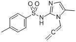 Benzenesulfonamide, 4-methyl-N-(5-methyl-1-(1,2-propadienyl)-1H-imidaz ol-2-yl)- CAS#: 71795-39-6