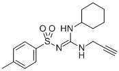 Benzenesulfonamide, N-((cyclohexylamino)(2-propynylamino)methylene)-4- methyl- CAS#: 71795-22-7