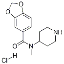 Benzo[1,3]dioxole-5-carboxylic acid Methyl-piperidin-4-yl-aMide hydrochloride CAS#: 1353978-56-9